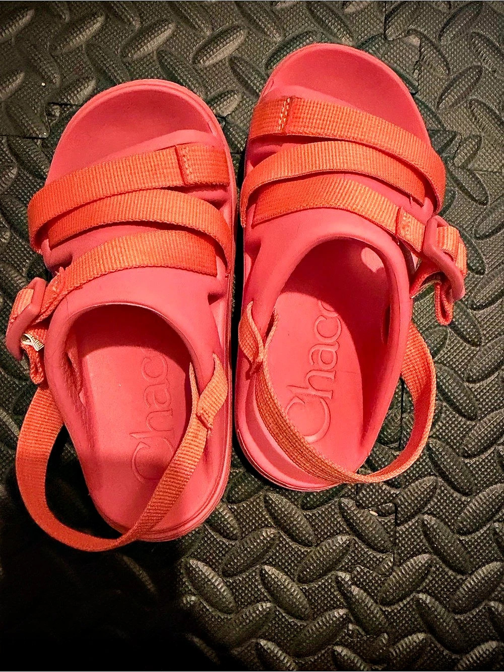 Chaco Kids' Chillos Slide Kids Sandals Orange Girls US 1